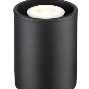 Small Modern Black LED Floor / Table Lamp Uplighter – No Bulb