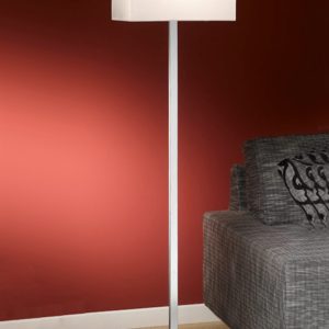 Flair Floor Lamp In Bronze Finish With Off-White Shade S156/9881