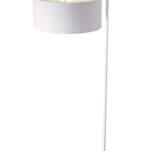 BALANCE/FL WPN Balance Floor Lamp In White And Polished Nickel