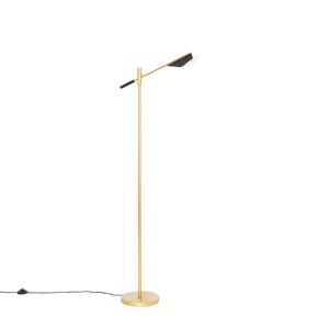 Design floor lamp black with gold – Sinem