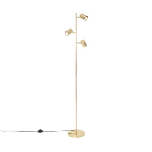 Modern brass floor lamp 3-lights – Jeana