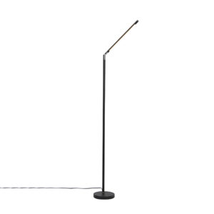 Modern floor lamp black incl. LED with touch dimmer – Berdien