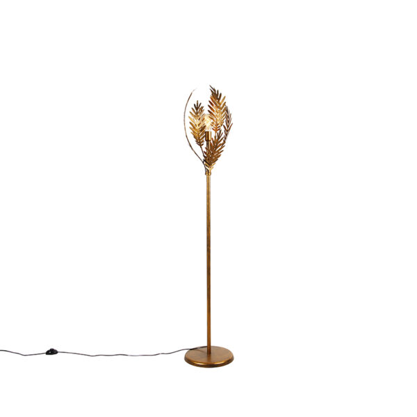 Vintage floor lamp gold - Botanica