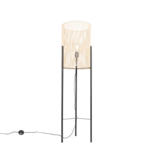 Scandinavian floor lamp bamboo – Natasja