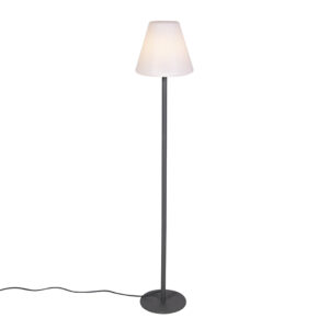 Modern exterior floor lamp dark gray – Virginia