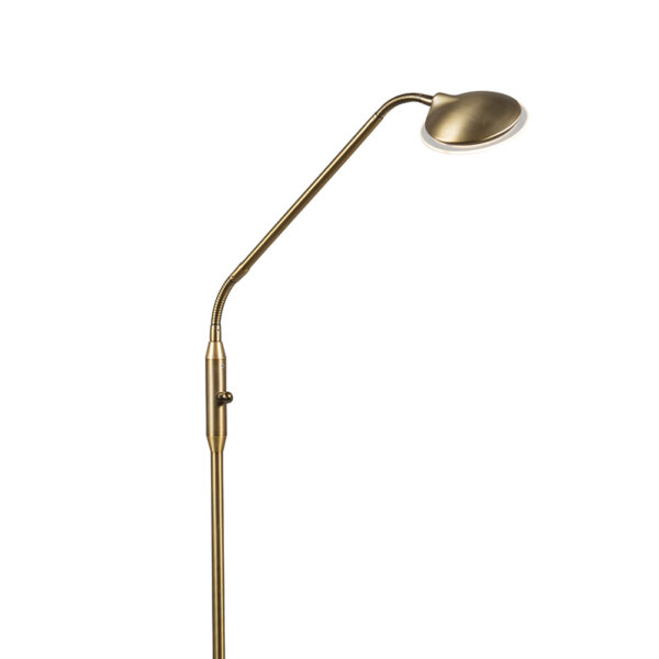 Modern floor lamp bronze incl. LED - Eva