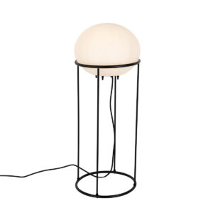 Design outdoor floor lamp black – Jannie