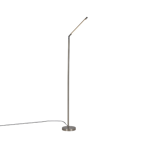 Modern floor lamp steel incl. LED - Berdien