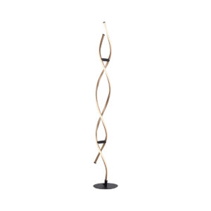 Design floor lamp gold incl. LED dimmable – Zina