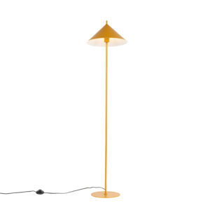 Design floor lamp yellow – Triangolo
