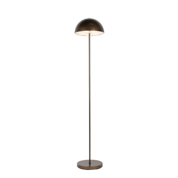 Outdoor floor lamp dark bronze rechargeable 3-step dimmable - Keira