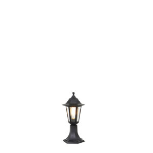 Classic outdoor floor lamp black 42.2 cm IP44 – New Haven