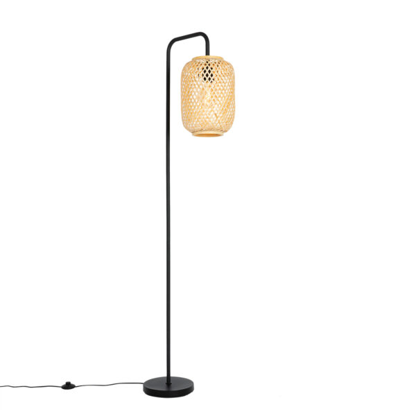 Oriental floor lamp bamboo - Yvonne