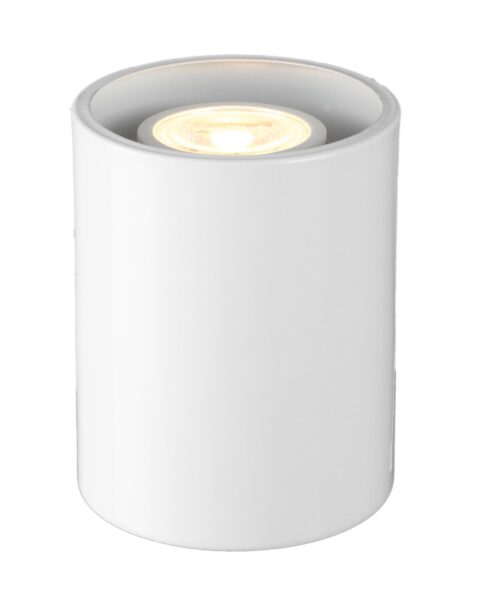 Small Modern White LED Floor / Table Lamp Uplighter - No Bulb