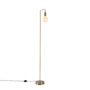 Modern floor lamp bronze – Facil