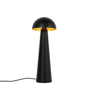 Outdoor floor lamp black 65 cm incl. LED – Mushroom