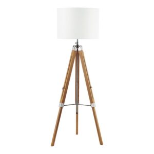 Dar EAS4943 + PYR182 Easel Wooden Tripod Floor Lamp with Shade